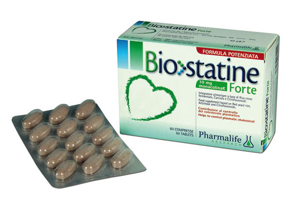 Biostatine forte per contrastare il colesterolo. Le trovate presso l'erboristeria Erba Salus di Milano.